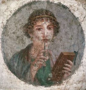 Portrait d'une jeune femme étrusque, avec stylet et tablette. 3